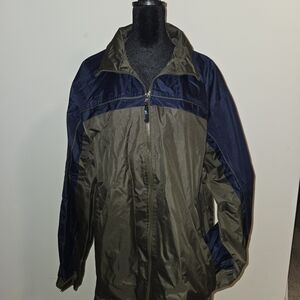 Olive and Navy Windbreaker for Men i5 Apparel